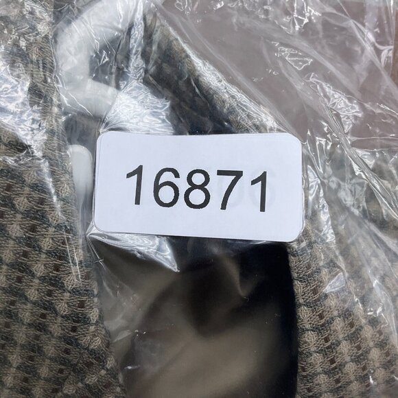 Bachrach Blazer Men 42L‎ Beige Gray Check Woven Classic Jacket Wool Canada VTG - Picture 15 of 15